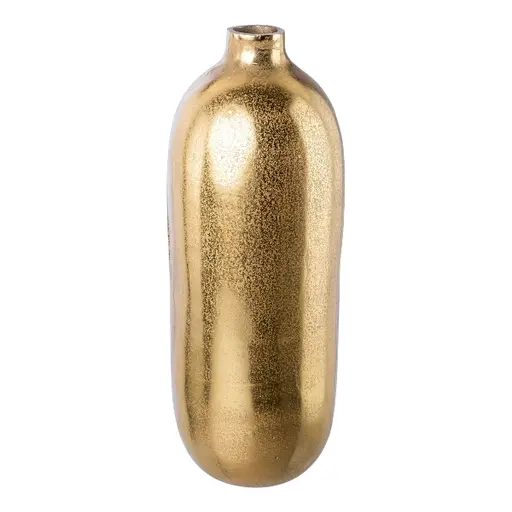 Bodenvase Gold 50cm BASE Aluminimium-Vase groß Deko 